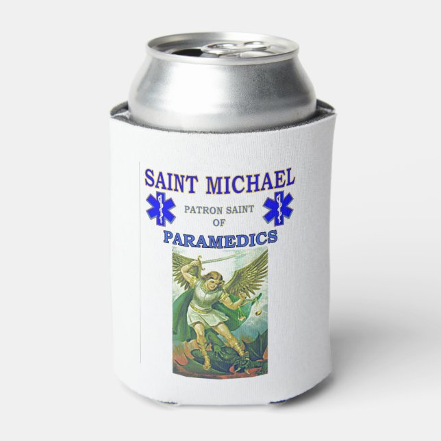 RAFRAÎCHISSEUR  POUR CANETTE ST MICHAEL PATRON SAINT DE PARAMEDICS (Can devant)