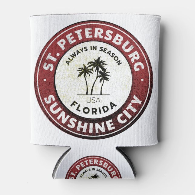 Rafraîchisseur Pour Canette St Petersburg Sunshine City Floride (Devant)