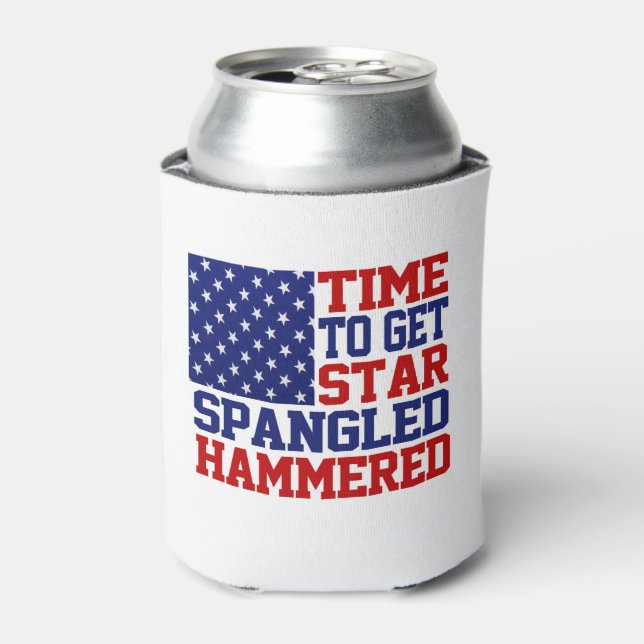 Rafraîchisseur Pour Canette Star Spangled Hammered (Can devant)