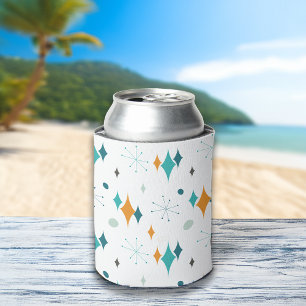 Rafraîchisseur Pour Canette Starburst Motif moderne du milieu du siècle