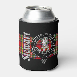 Rafraîchisseur Pour Canette Stewart Clan Badge & Tartan