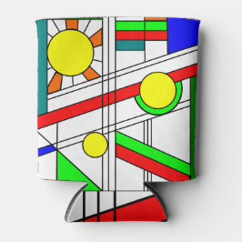 Rafraîchisseur Pour Canette Style moderne en verre de trait