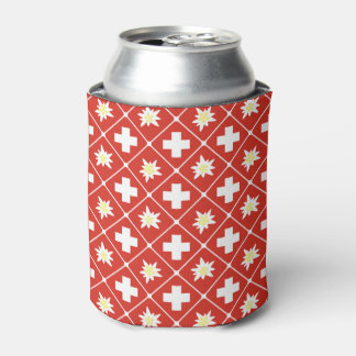 Rafraîchisseur Pour Canette Suisse motif Edelweiss