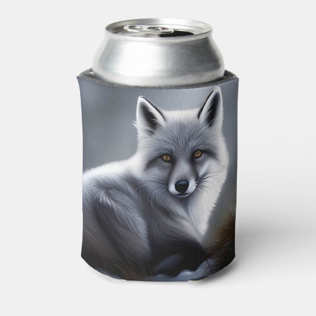 Rafraîchisseur Pour Canette Superbe Renard Artique (Can Dos)