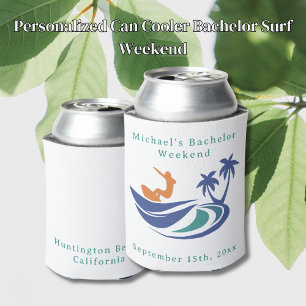 Rafraîchisseur Pour Canette Surf de baccalauréat Can Cooler personnalisé Week-