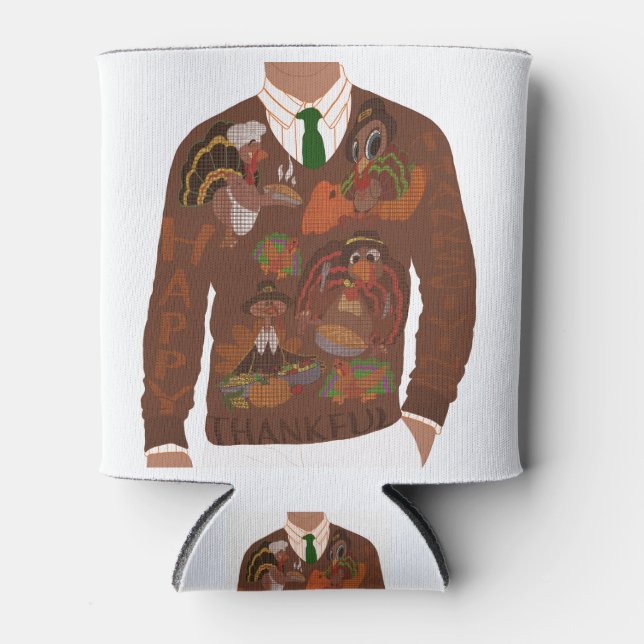 Rafraîchisseur Pour Canette Sweat Thanksgiving (Devant)
