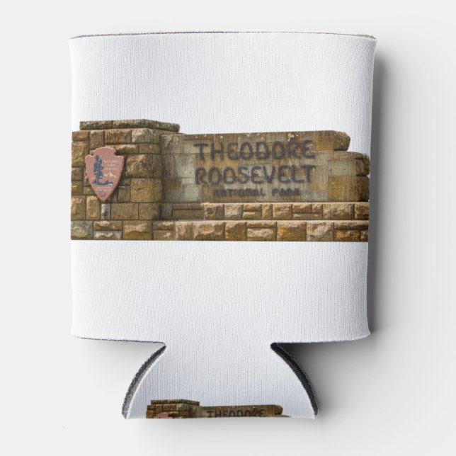 Rafraîchisseur Pour Canette Symbole du parc national Theodore Roosevelt (Devant)