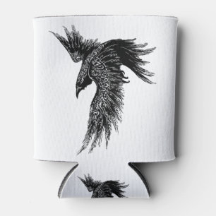 Rafraîchisseur Pour Canette Symbole viking de Corbeau Norse
