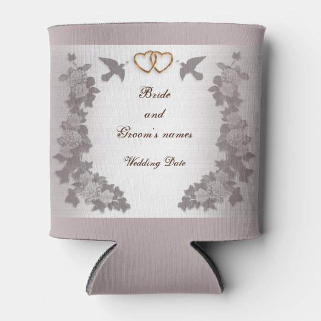Rafraîchisseur Pour Canette Sympathique Mauve Wedding Favor (Devant)