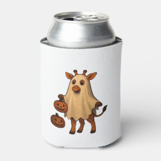 Rafraîchisseur Pour Canette T-shirt classique Giraffe Boo Halloween_4