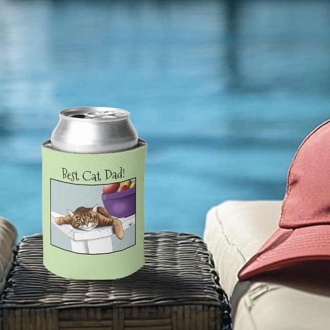 Rafraîchisseur Pour Canette TabbyCat orange fête des pères (Créateur téléchargé)