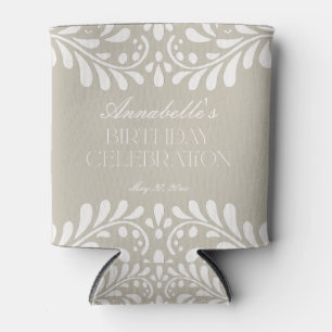 Rafraîchisseur Pour Canette Talavera beige Carrelage espagnol Fiesta Anniversa