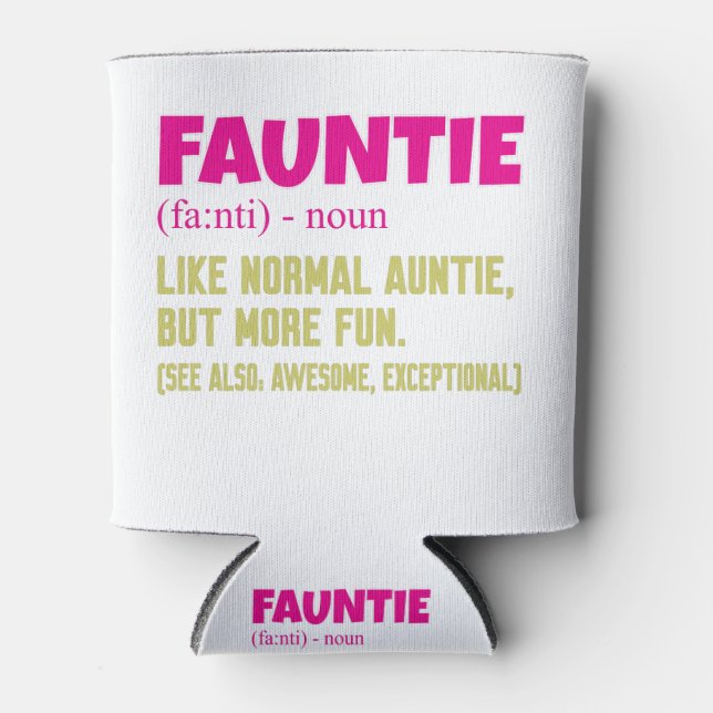 Rafraîchisseur Pour Canette tante Fauntie (Devant)