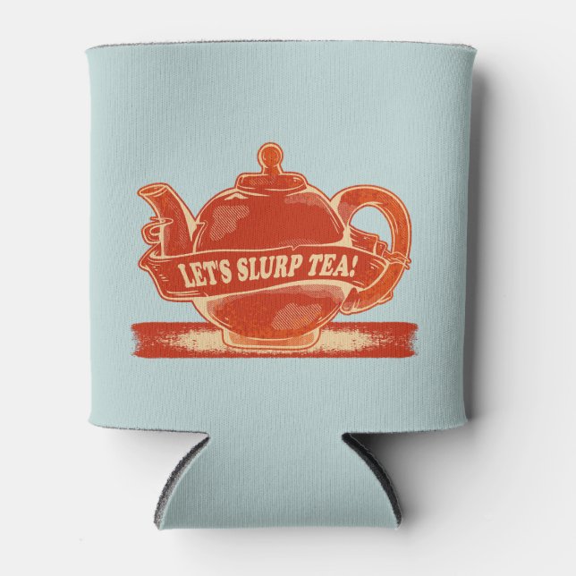 Rafraîchisseur Pour Canette Teapot Drôle Thé à Boire (Devant)