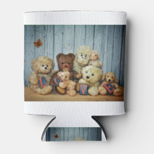 Rafraîchisseur Pour Canette Teddy avec des amis