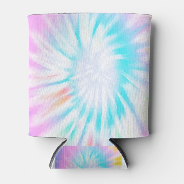 Rafraîchisseur Pour Canette teinture en cravate pastel (Devant)