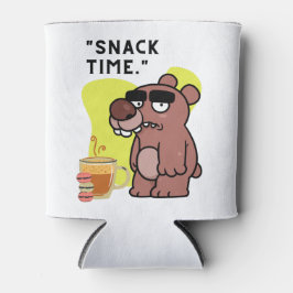 RAFRAÎCHISSEUR POUR CANETTE TEMPS DE SNAK ! - FUNNY-ANIMAL- COFFEE-COOKIES
