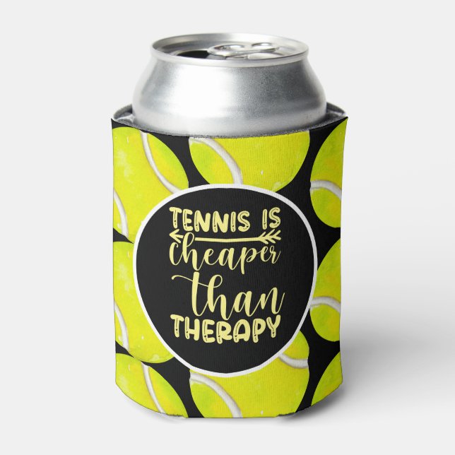 Rafraîchisseur Pour Canette Tennis Anniversaire pour les joueurs de Tennis Can (Can devant)