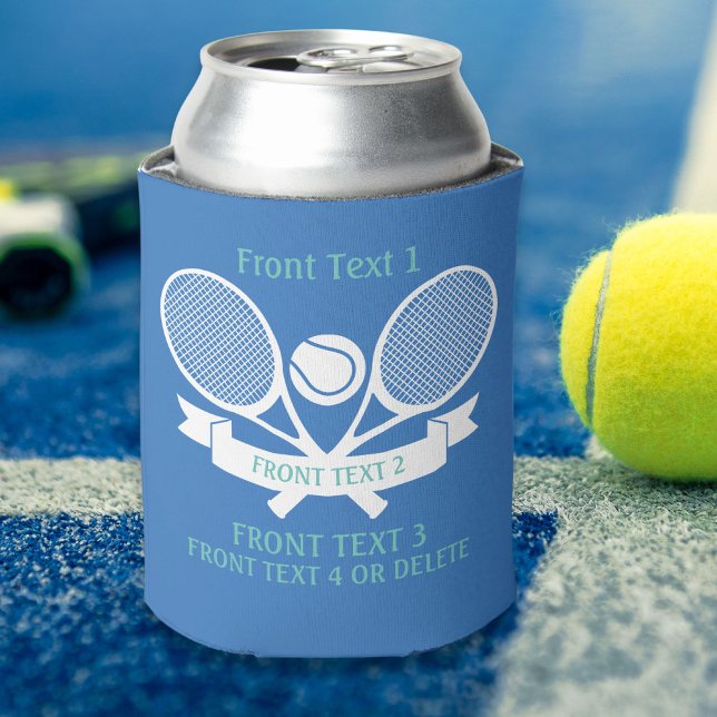 Rafraîchisseur Pour Canette Tennis Racquet & Ball Player Club Team Custom (Créateur téléchargé)