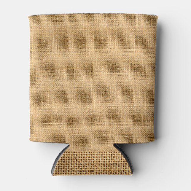 Rafraîchisseur Pour Canette Texture en tissu : Essence Arrière - plan rustique (Devant)