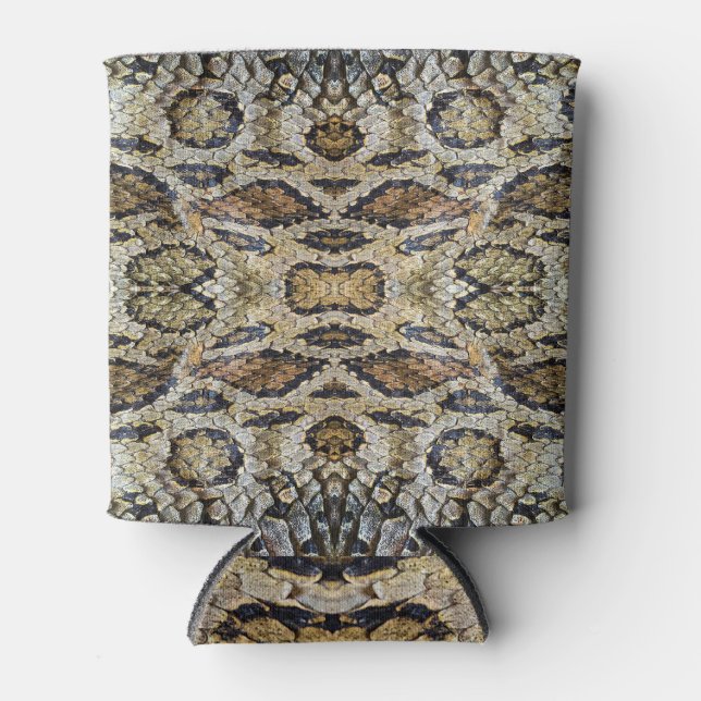 Rafraîchisseur Pour Canette Texture Motif de la peau de serpent (Devant)