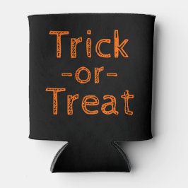Rafraîchisseur Pour Canette Thème d'Halloween noir et orange