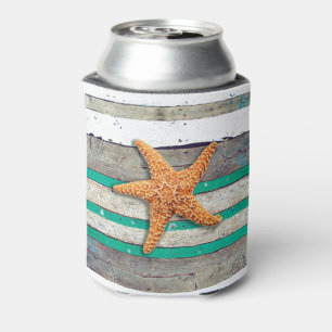 Rafraîchisseur Pour Canette Thème Plage Starfish Mariage Rustique