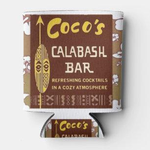 Rafraîchisseur Pour Canette Tiki Art - Cocos Calabash Bar