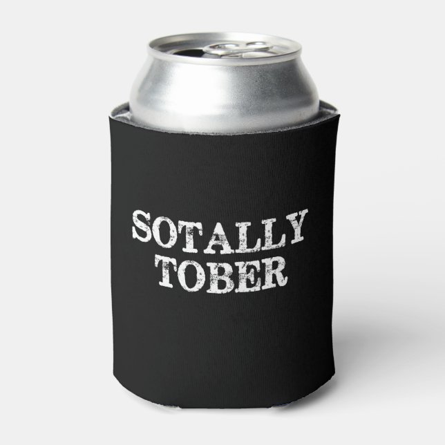 Rafraîchisseur Pour Canette Tissu Tober Funny Custom Can Cooler (Can devant)
