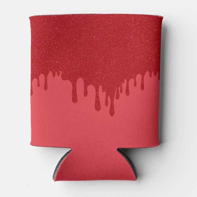 Rafraîchisseur Pour Canette Tomato Red Drip Can Cooler – Customizable (Devant)