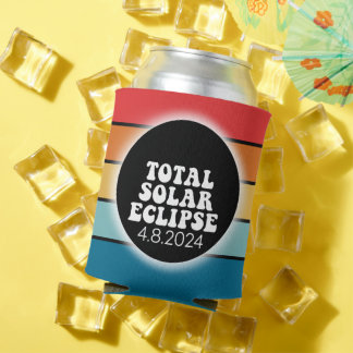 Rafraîchisseur Pour Canette Total Solar Eclipse - 2024 rétro design