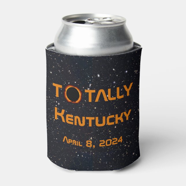 Rafraîchisseur Pour Canette Totalement Kentucky 2024 Éclipse solaire (Can devant)
