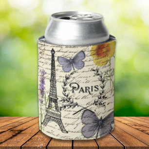Rafraîchisseur Pour Canette Tour de l'aile rustique vintage Paris Party