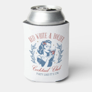 Rafraîchisseur Pour Canette Tout American Red White et Boujee