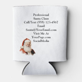 Rafraîchisseur Pour Canette Traditional Santa Claus Business Card