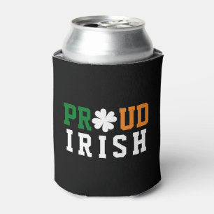 Rafraîchisseur Pour Canette Trèfle Chanceux Citation Fière Shamrock Irlandaise
