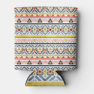 Rafraîchisseur Pour Canette Tribal Grunge : Ethno Folk Retro.