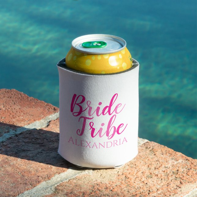 Rafraîchisseur Pour Canette Tribu de mariée rose poudré (Piscine in situ)
