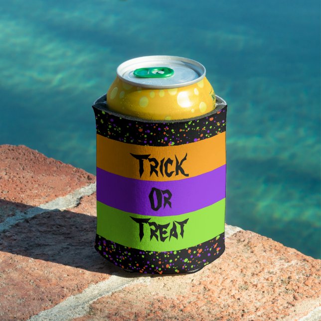 Rafraîchisseur Pour Canette Trick ou Treat / Tier / Dots / (Piscine in situ)