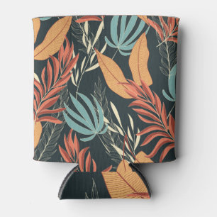 Rafraîchisseur Pour Canette Tropical Exotic Plante Dark Motif