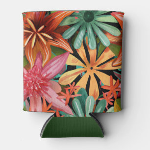 Rafraîchisseur Pour Canette tropical/hawaïen/floral/fleur