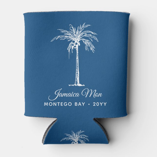 Rafraîchisseur Pour Canette Tropical Palm Tree Personalized (Devant)