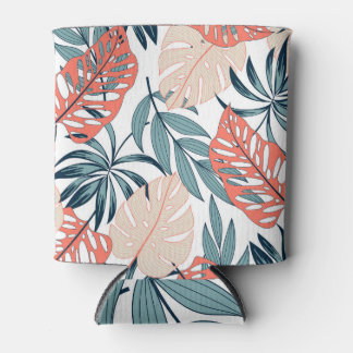 Rafraîchisseur Pour Canette Tropical Plante Feuille mode Imprimer