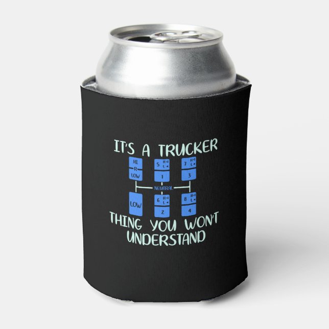 Rafraîchisseur Pour Canette Trucker - C'est un Trucker (Can devant)