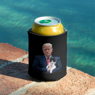 Rafraîchisseur Pour Canette Trump 2024 Chat MAGA Drôle Chat Trump