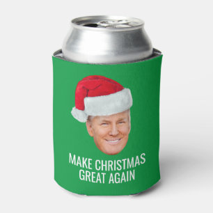 Rafraîchisseur Pour Canette Trump avec Santa Hat - Rendre Noël magnifique