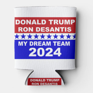 Rafraîchisseur Pour Canette Trump DeSantis 2024 My Dream Team