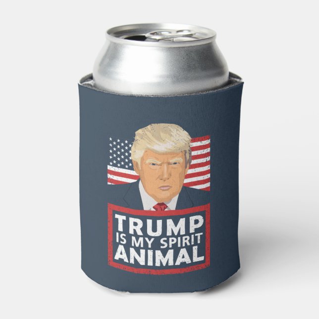Rafraîchisseur Pour Canette Trump est mon esprit animal drôle (Can devant)
