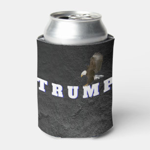 Rafraîchisseur Pour Canette Trump Text sur Black Rock