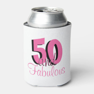 Rafraîchisseur Pour Canette Typographie tendance 50 et rose fabuleux